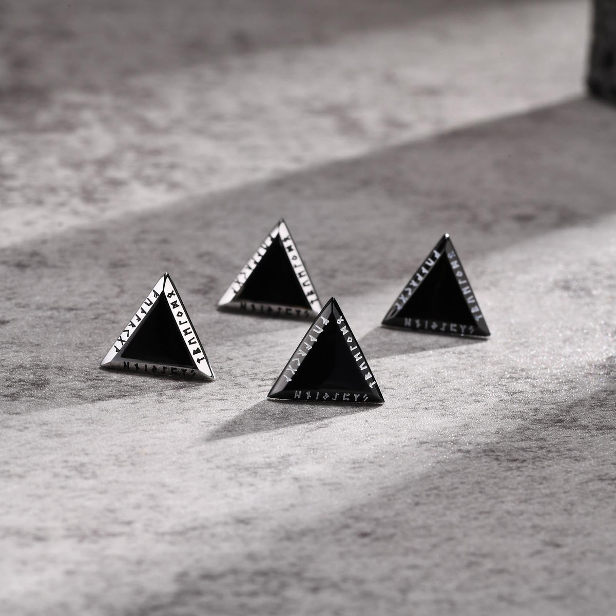 Stainless Steel Viking Earrings