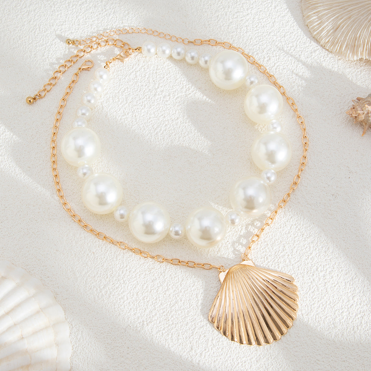 Planderful Vienna Verve Necklace – Retro Exaggerated Baroque Pearl Design