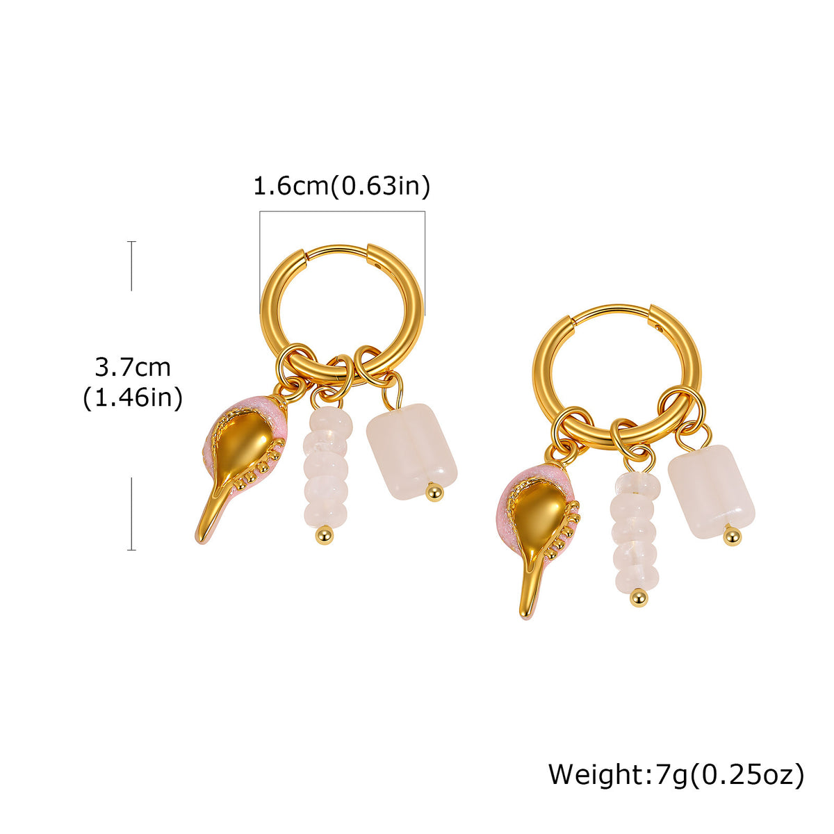 Modern Stainless Steel Earrings — Multiple Styles