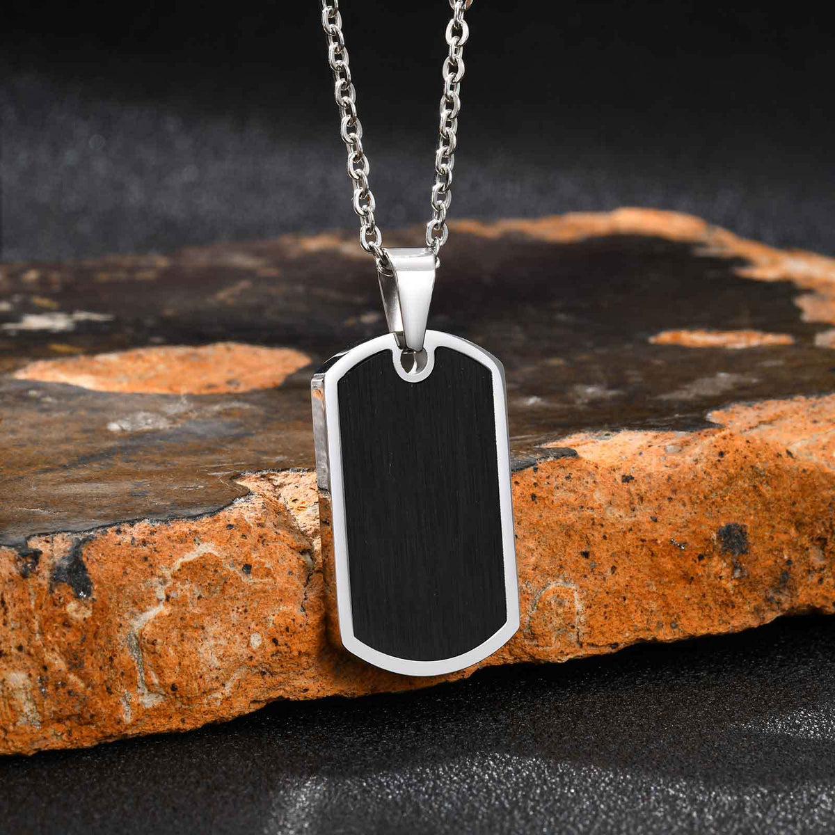 Dog Tag Stainless Steel Pendant
