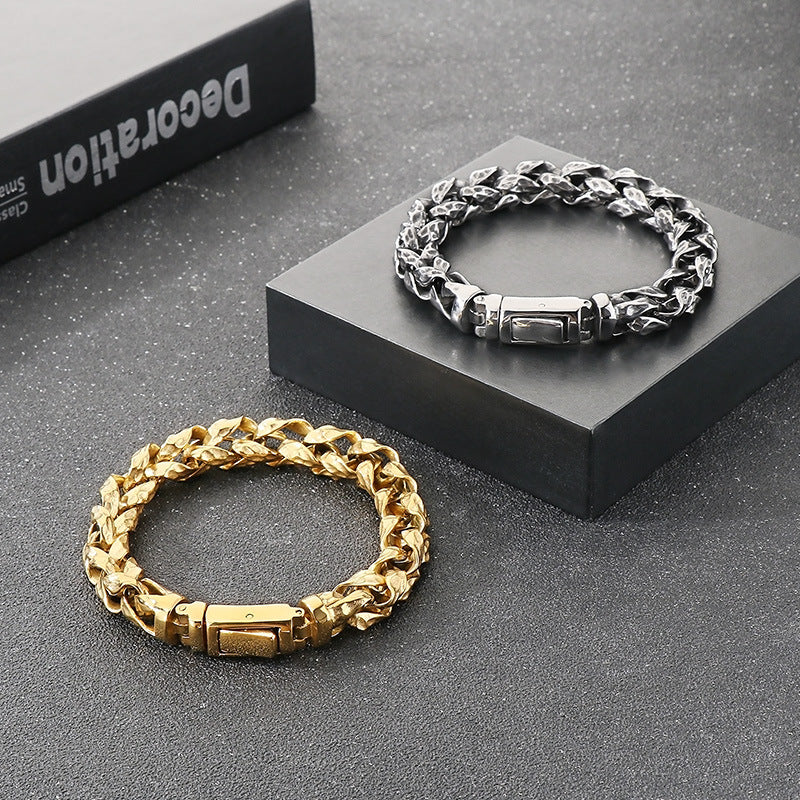 Planderful Everyday Genie Mens Stainless Steel Bracelet