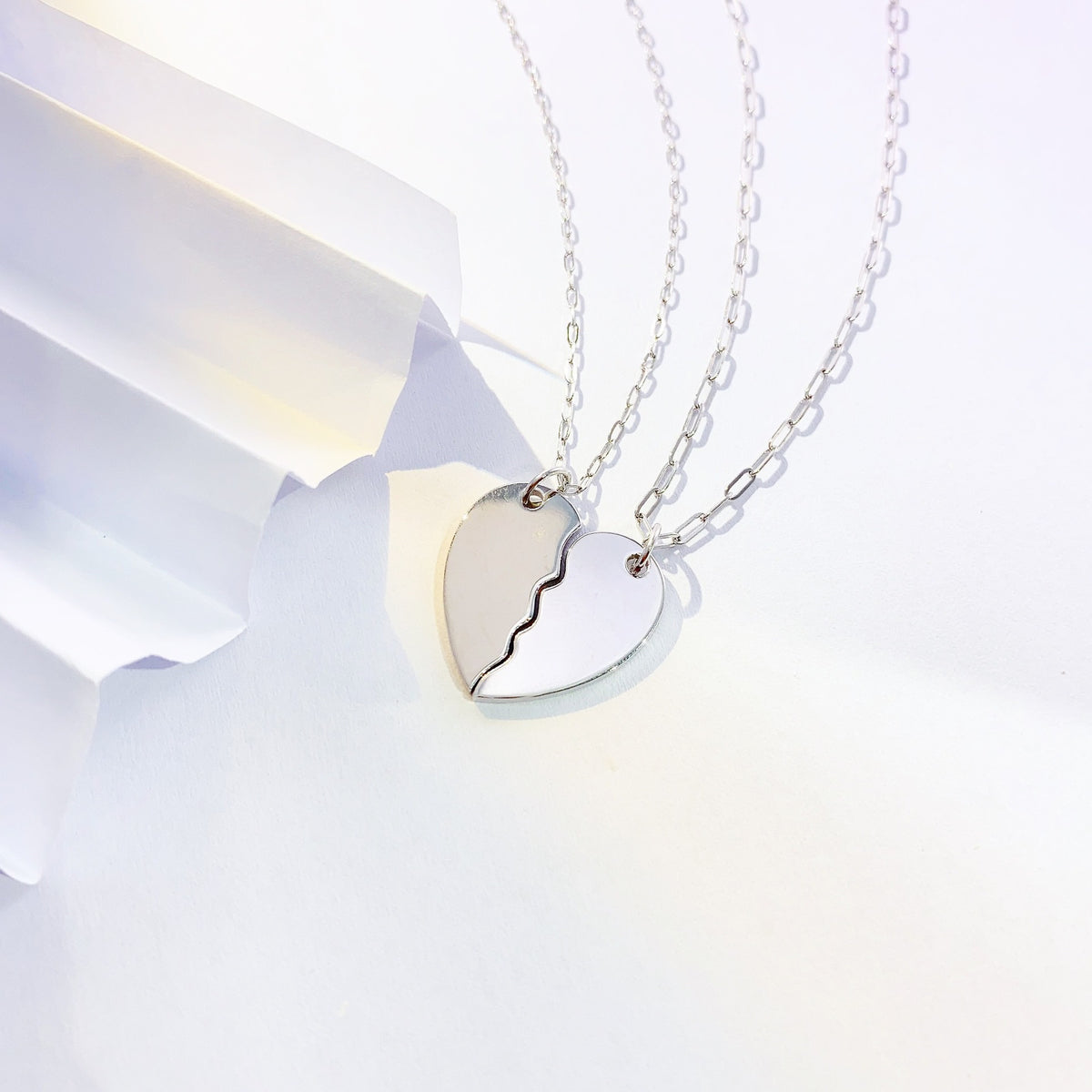 Heart Love 925 Sterling Silver Pendant Necklace