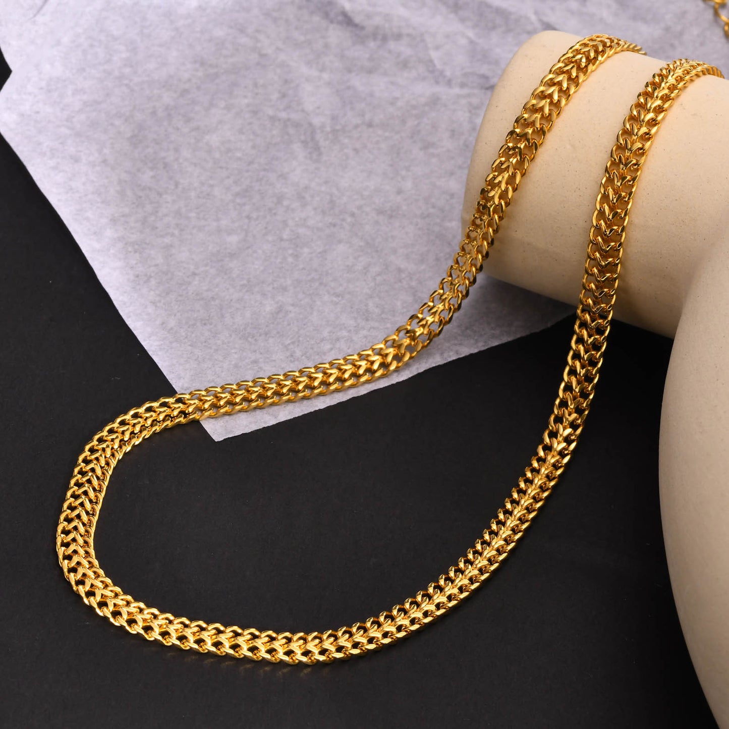 Cross-Border Jewelry Ins Wind 18K Gold Necklace Women's Jewelry