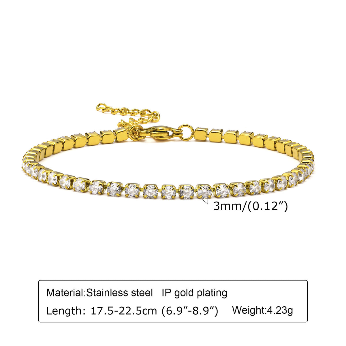 Heart Stainless Steel Bracelet Unisex