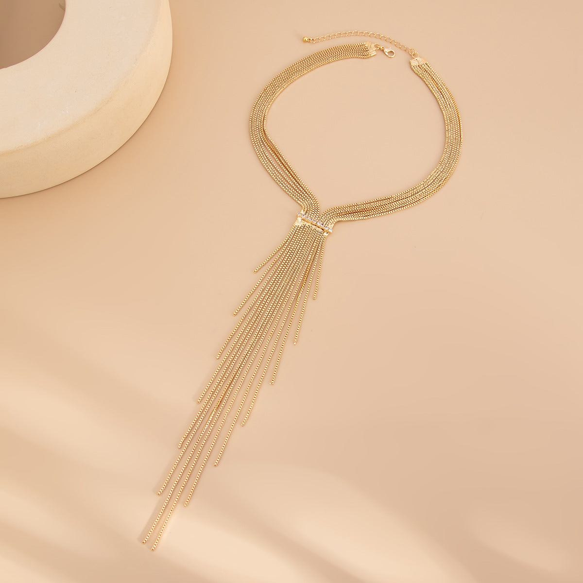 Planderful Vienna Verve Necklace – Unique Irregular Fringed Design