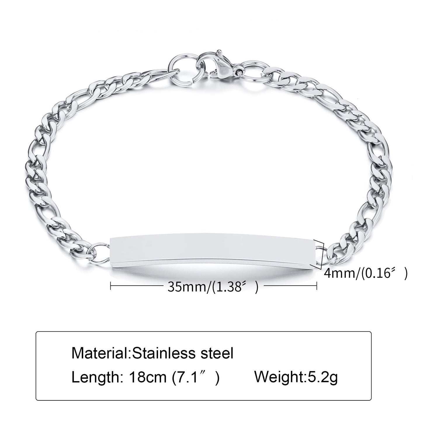 Cross-Border Stainless Steel Curved Bracelet Female Titanium Steel Korean Version Fashion Jewelry