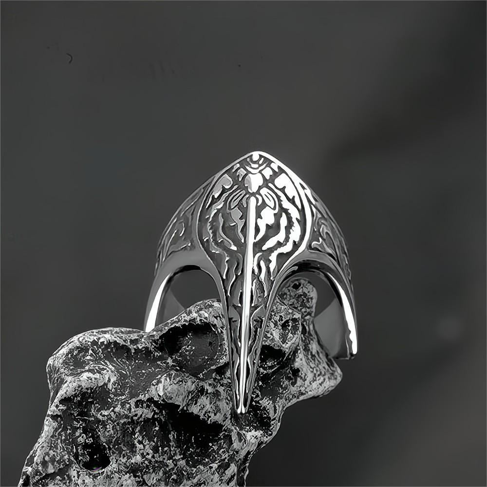 European And American Jewelry Men's Titanium Steel Ring Retro Hip-Hop Style Personalized Eagle Claw Ring