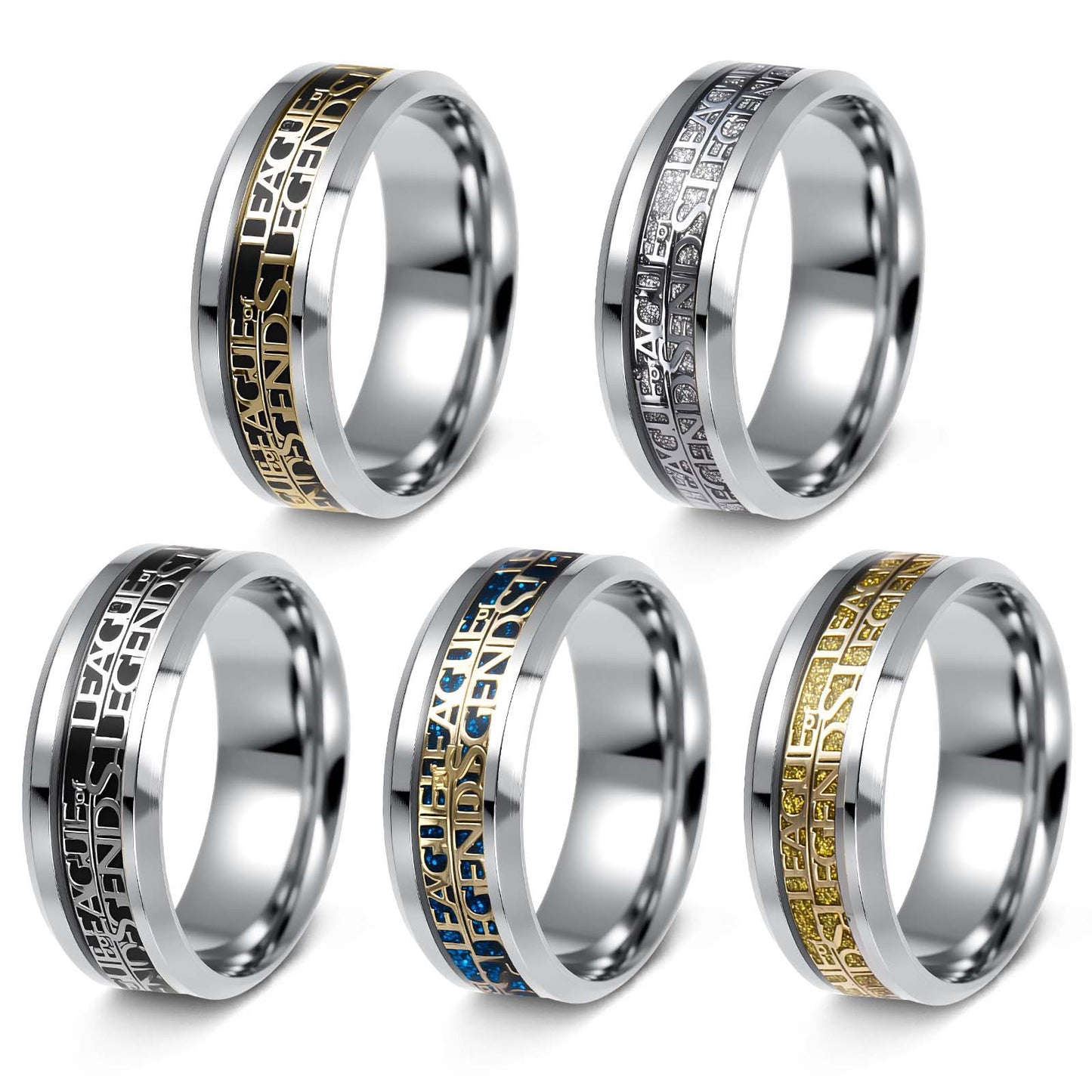 League Of Legends Ring Unisex Steel Protection Statement By Planderful Everyday Genie For Gamers