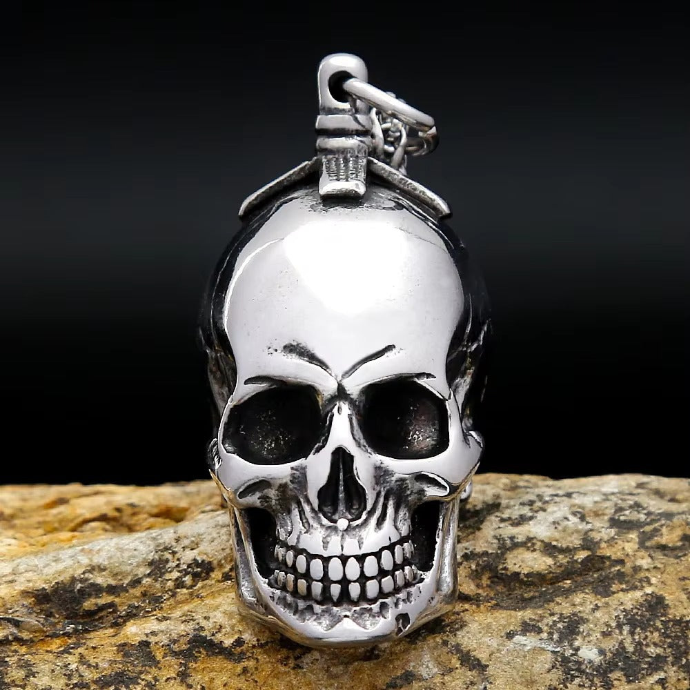Punk Skull Stainless Steel Men's Ring