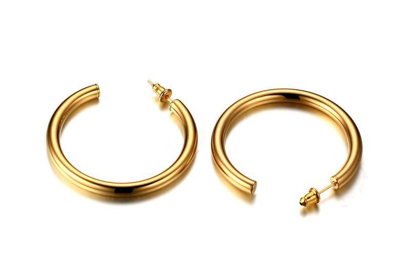 Multi-Specification And Multi-Color Titanium Steel Earrings