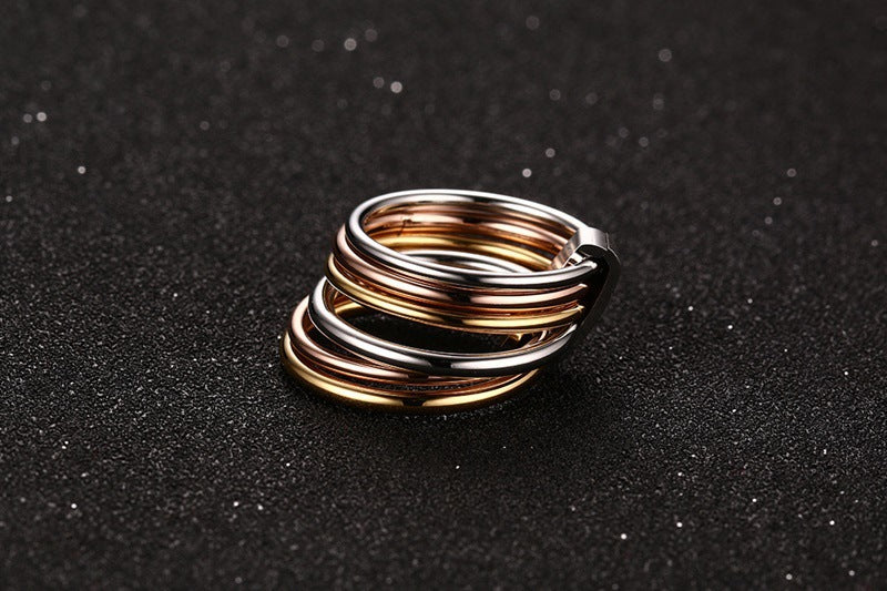 Wholesale of Japanese and Korean Jewelry Stainless Steel Ring
