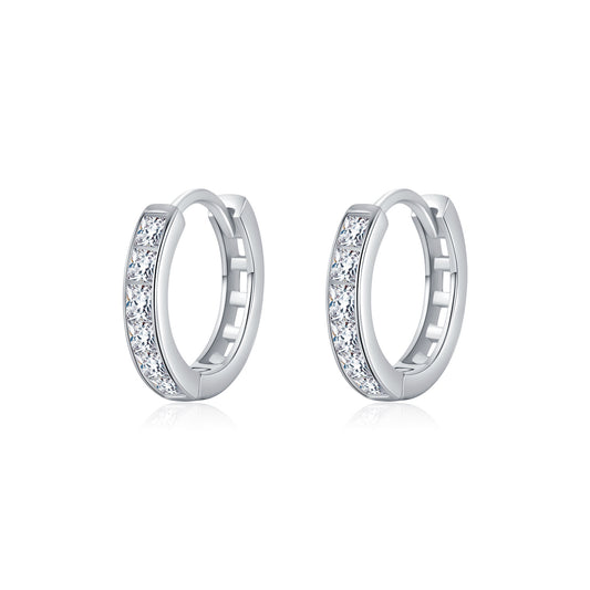 Planderful Everyday Genie U-Shaped Earrings – Shiny Zircon Hollow Design