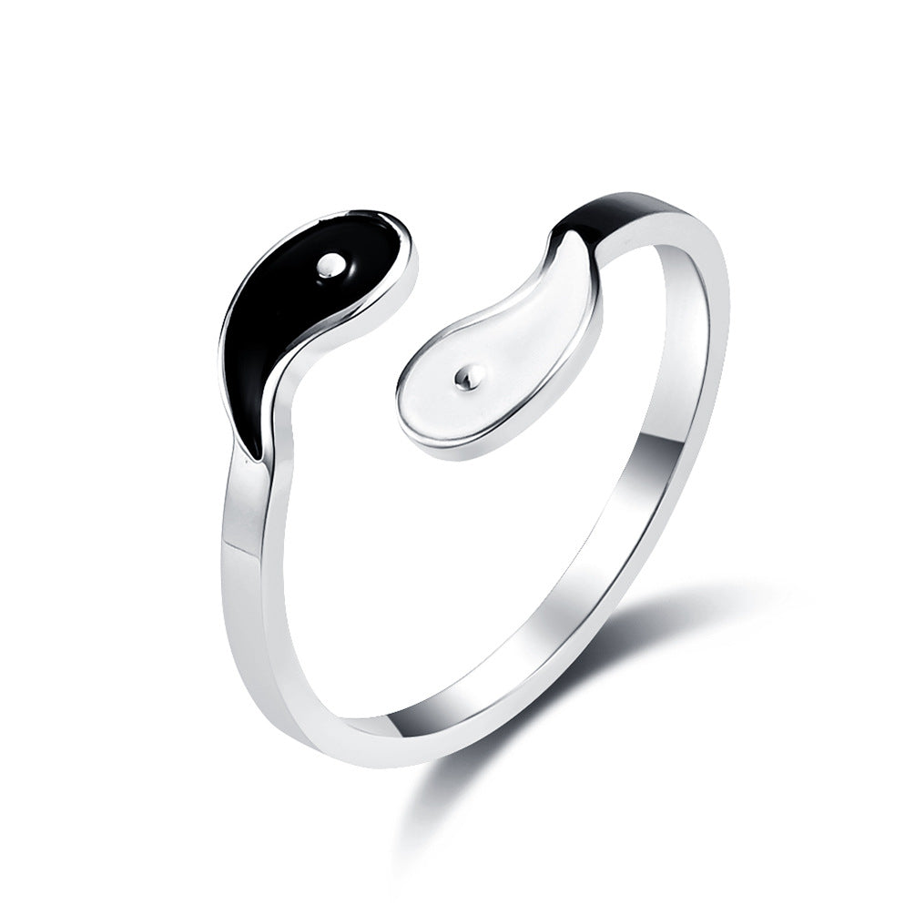 Cross-Border New Guochao Yin And Yang Fish Tai Chi Ring