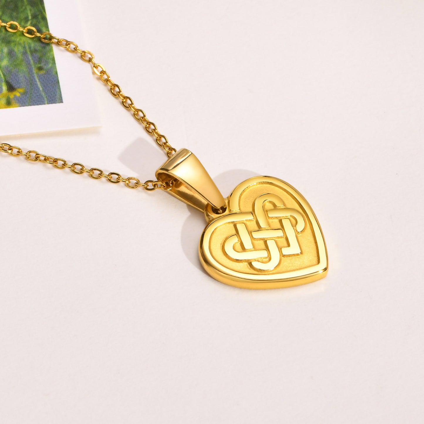 Geometric Necklace Stainless Steel Sun Pendant for Women