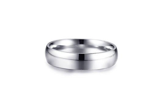 Graduation Plain Ring Titanium Steel Ring 5MM for Men