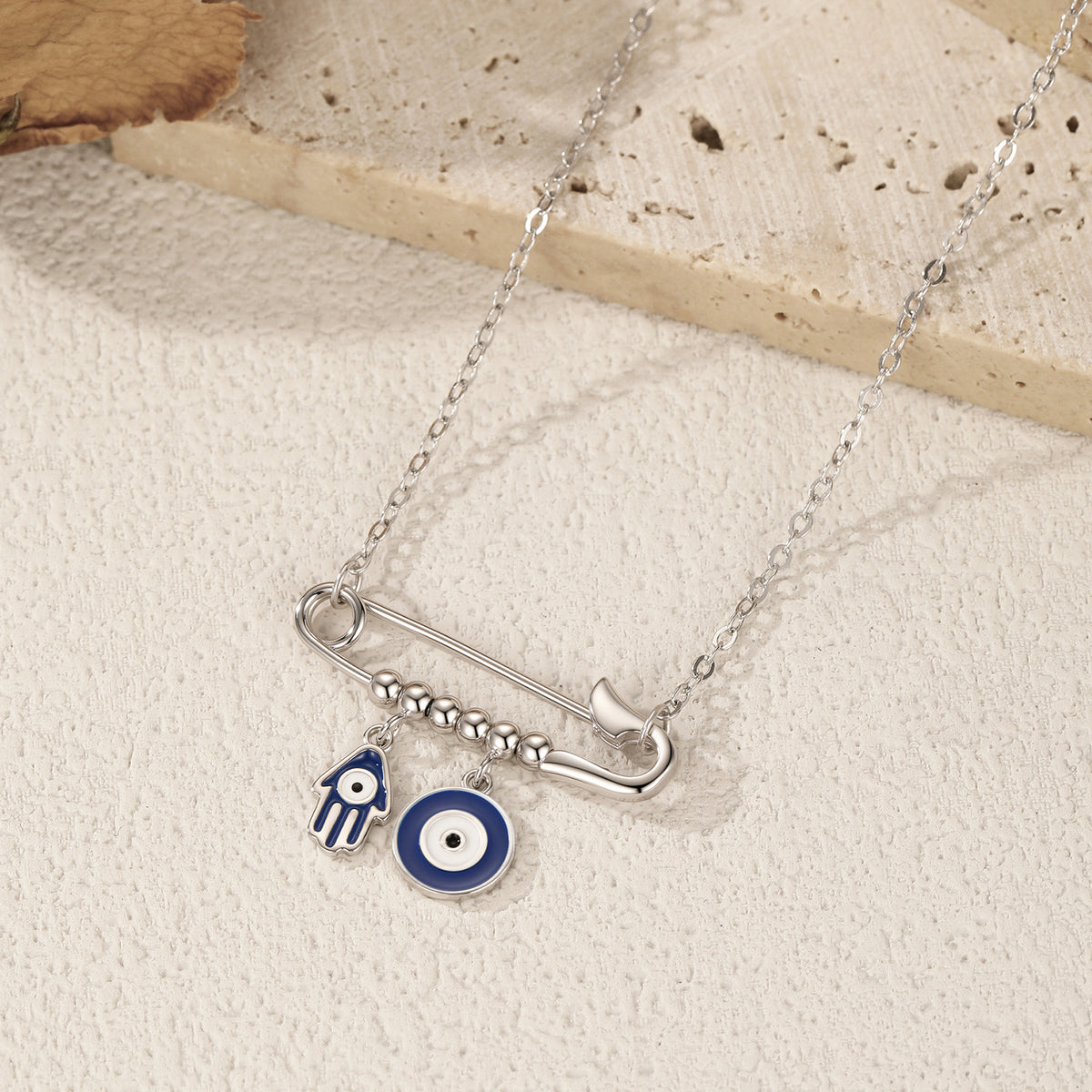 925 Sterling Silver Paperclip Necklace