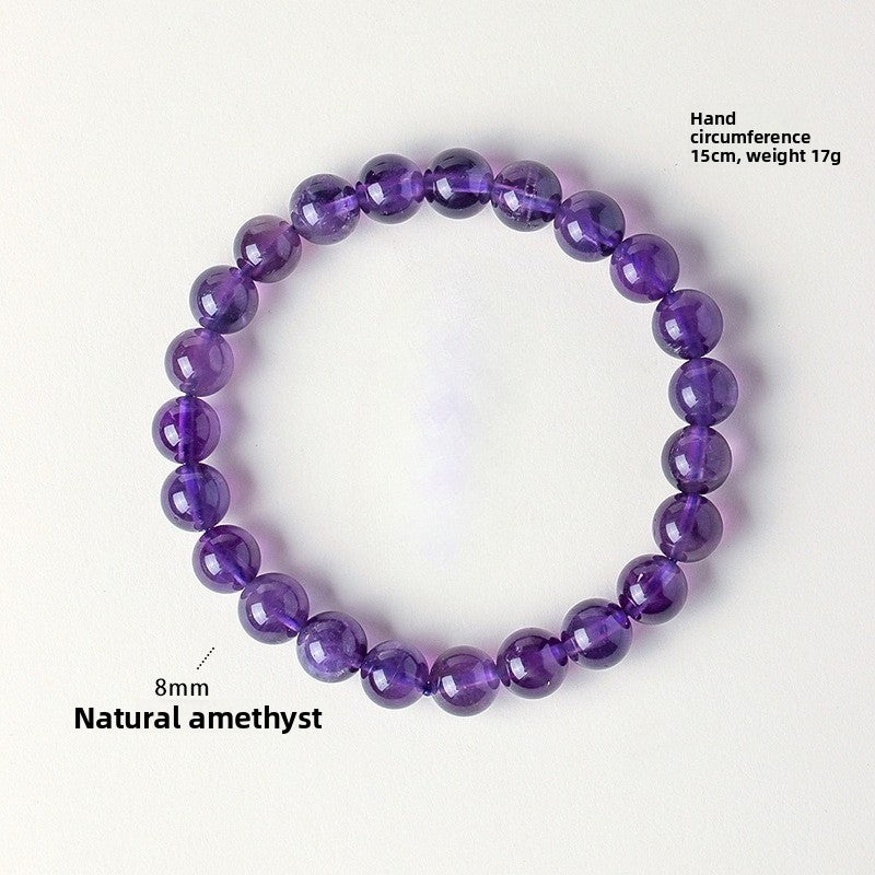 Uruguayan Amethyst Bead Bracelet