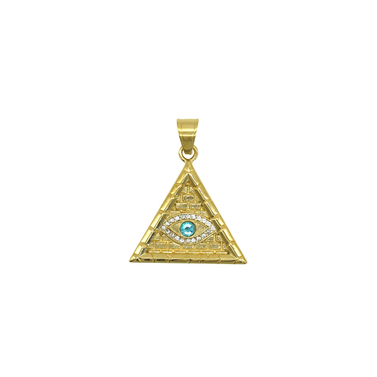 Planderful Eye Of Horus Pendant Titanium Steel Necklace For Unisex Protection Jewelry Everyday Statement