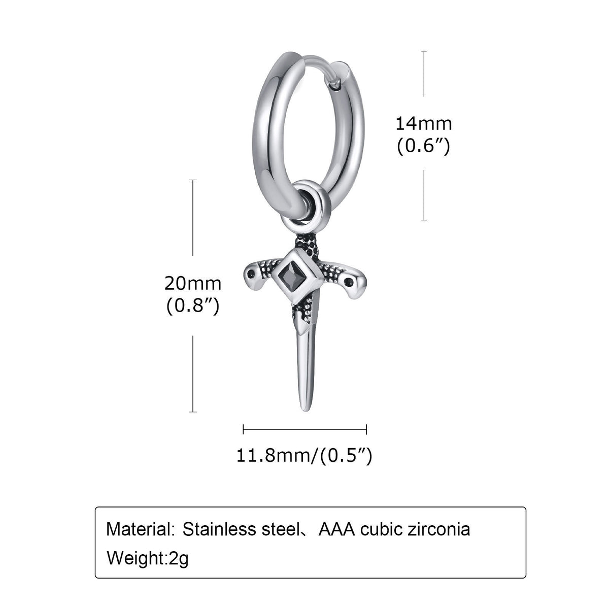 Antiqued Silver Symbol Hoop Earrings — 6 Styles