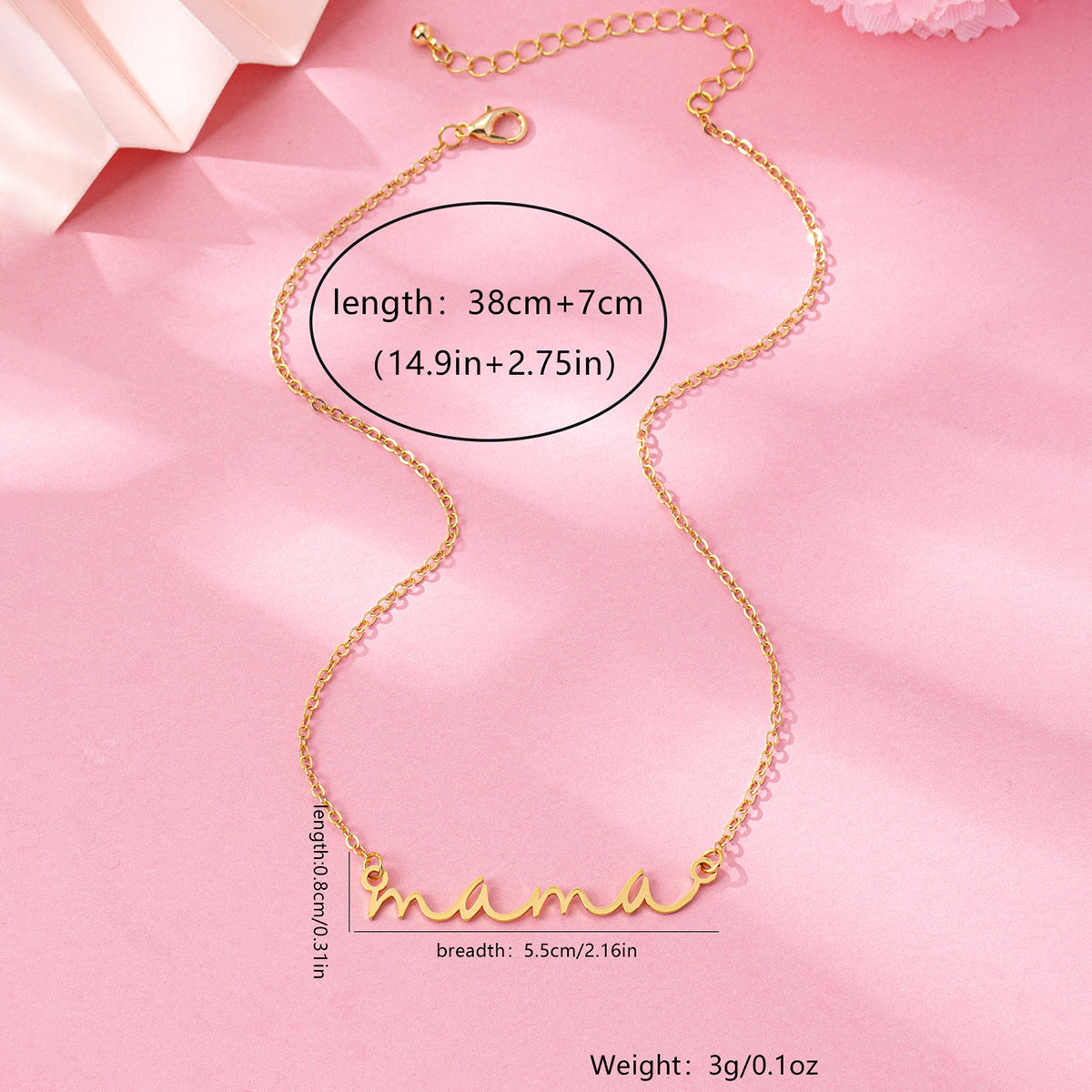 Planderful Vienna Verve Necklace – Stylish Metal Cut Letter Design