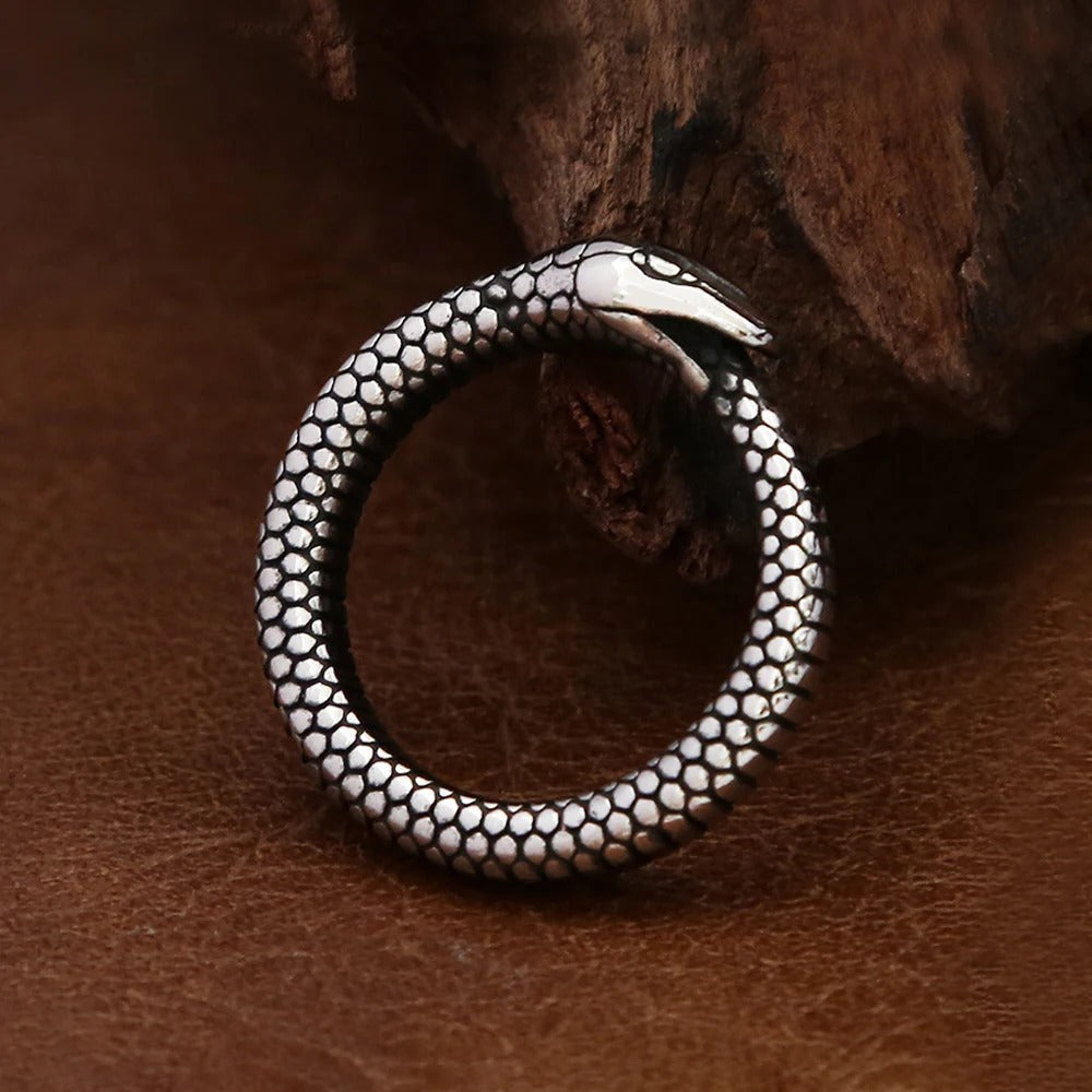 Vintage Viking Stainless Steel Men's Ring