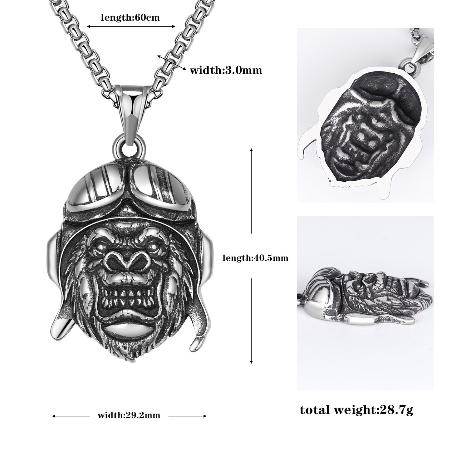 Steel Necklace – Statement For Men