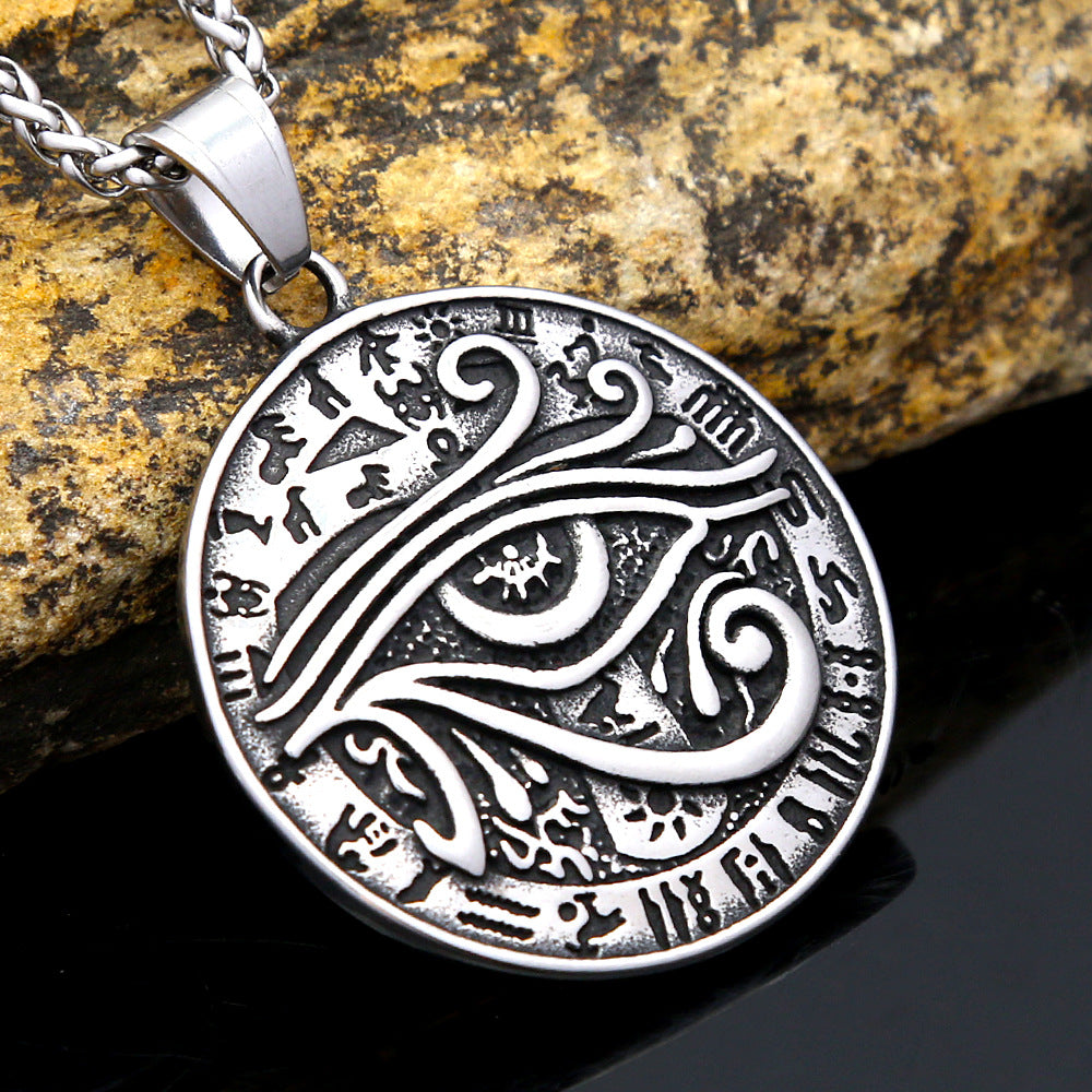 Cross-Border Amazon Vintage Egyptian Pharaoh's Eye Necklace