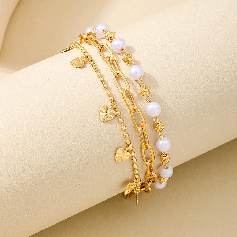 Fashionable Metal Love Bracelet for Women by Planderful