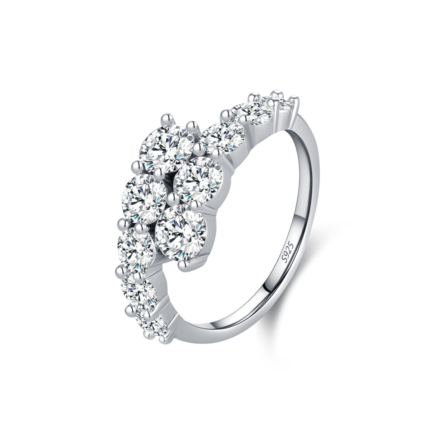 Planderful Everyday Genie Ring – Elegant Zircon Stacked Design