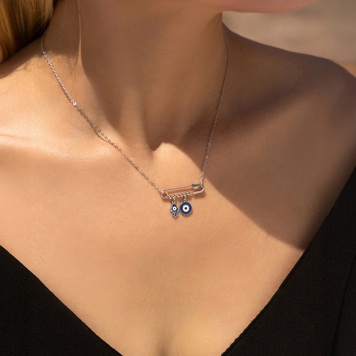925 Sterling Silver Paperclip Necklace