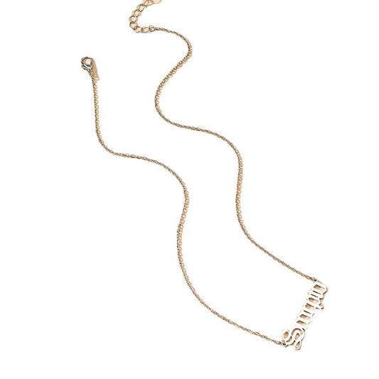 Gothic Constellation Necklace with English Letters - Vienna Verve Collection