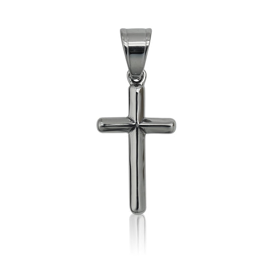 Steel Necklace – Minimalist Cross Necklace