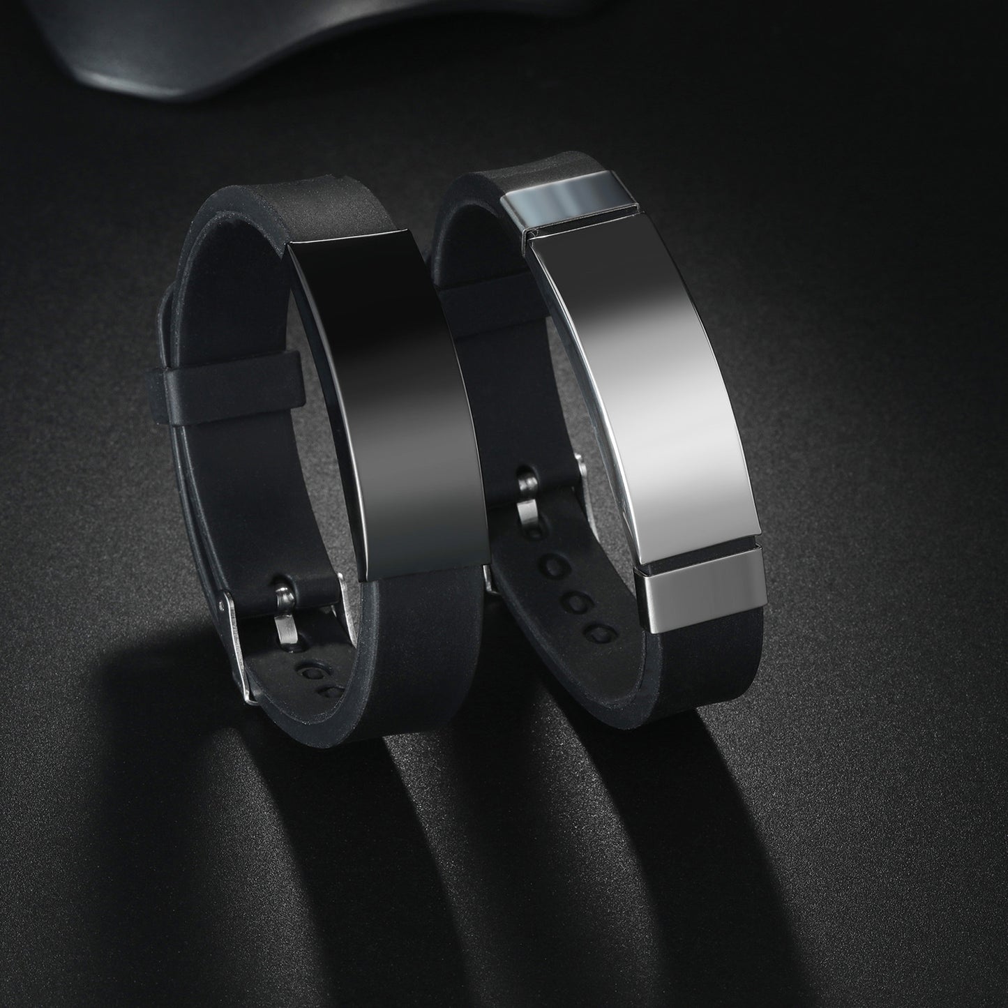 Geometric Stainless Steel Bracelet Unisex Punk Style By Planderful Everyday Genie