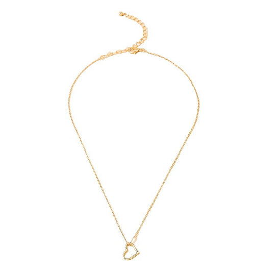 Chic Minimalist Women's Necklace with Korean Flair and Small Pendant