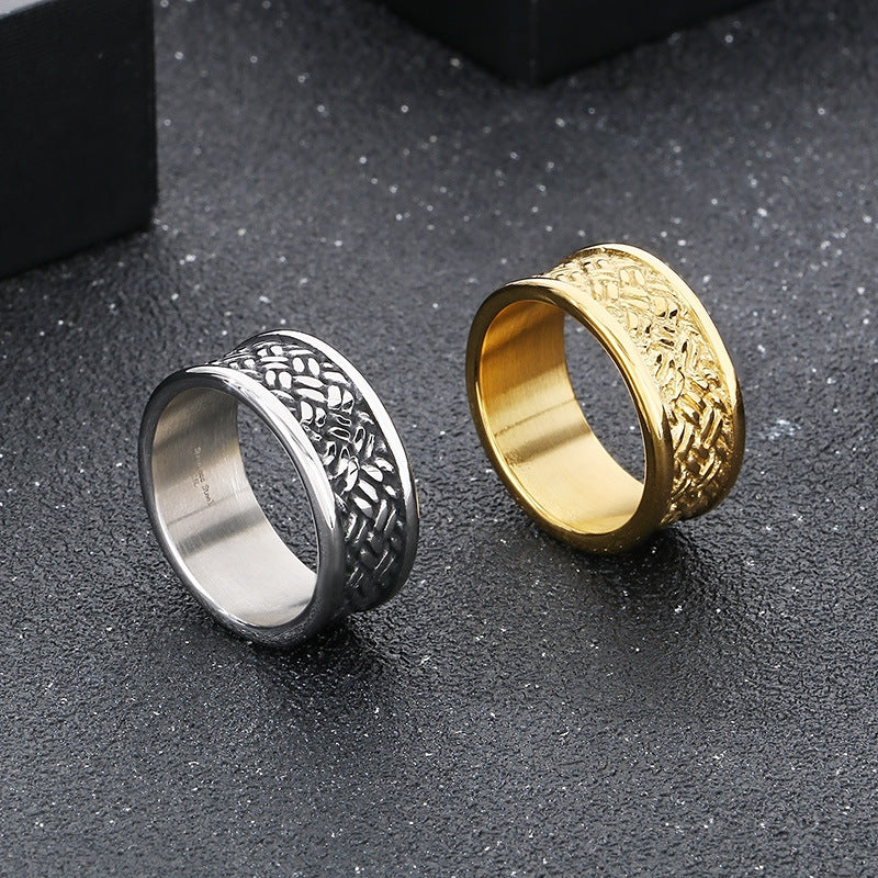 Planderful Mens Stainless Steel Personalized Ring For Men