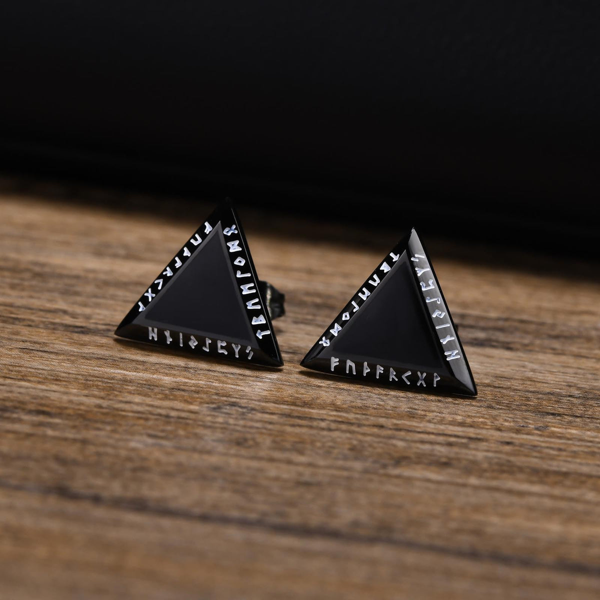 Stainless Steel Viking Earrings