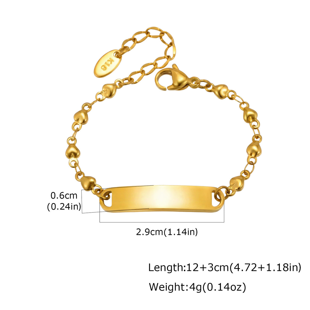 Heart Stainless Steel Bracelet