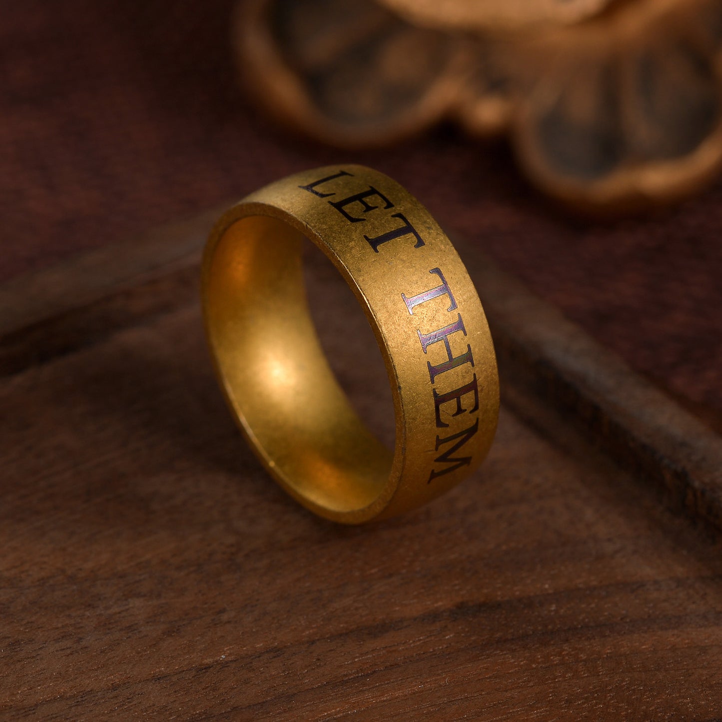 Planderful Everyday Genie Stainless Steel Ring for Men Unisex Retro Protection Statement Jewelry