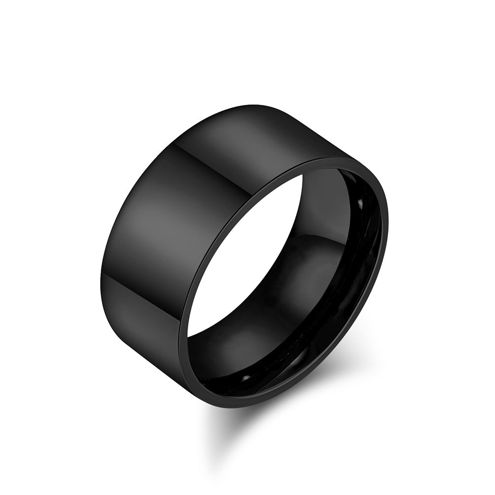 Modern Stainless Steel Ring — Gold / Silver / Black