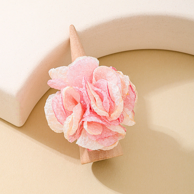 Charming Flower Gauze Lady Ring for Fashionable Women