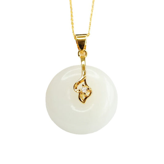 White Jade Fortune's Favor Necklace