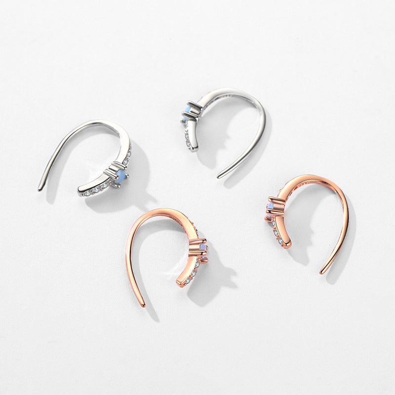 Sterling Silver Zircon Earrings for Women - Everyday Genie Collection