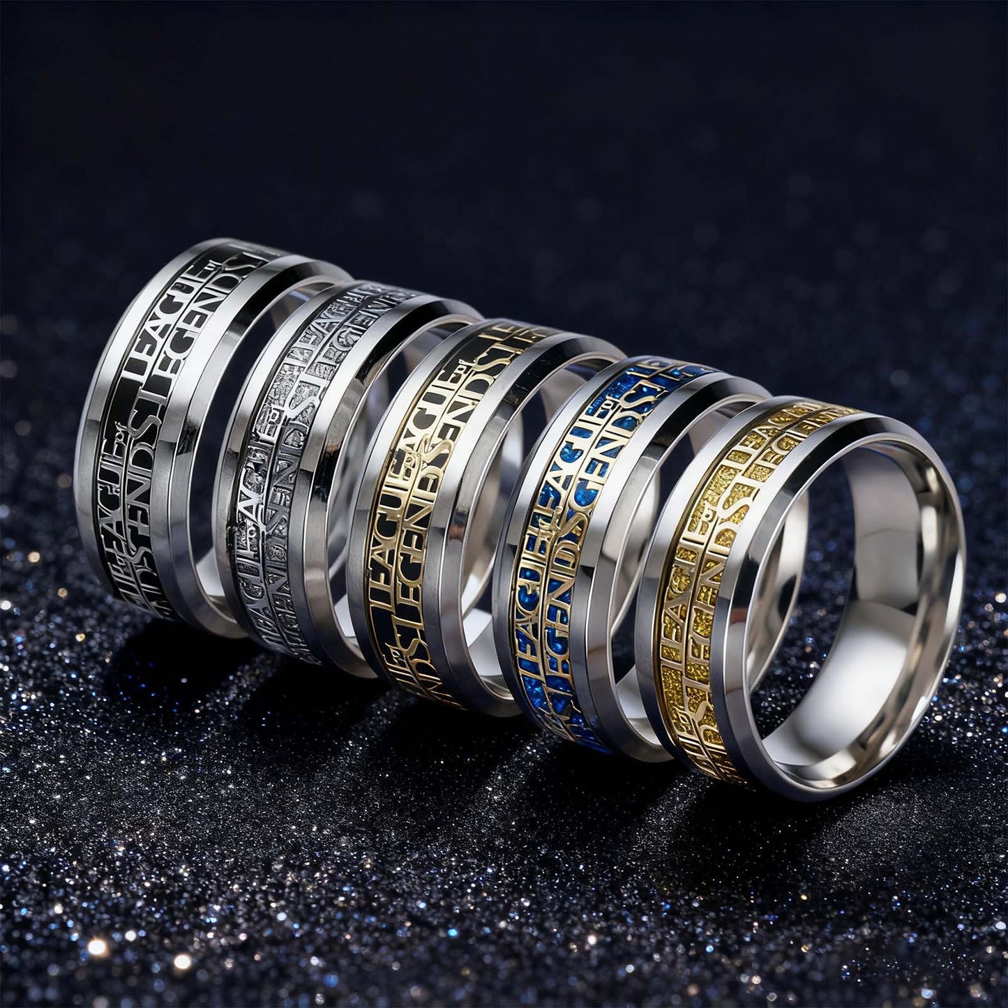 League Of Legends Ring Unisex Steel Protection Statement By Planderful Everyday Genie For Gamers