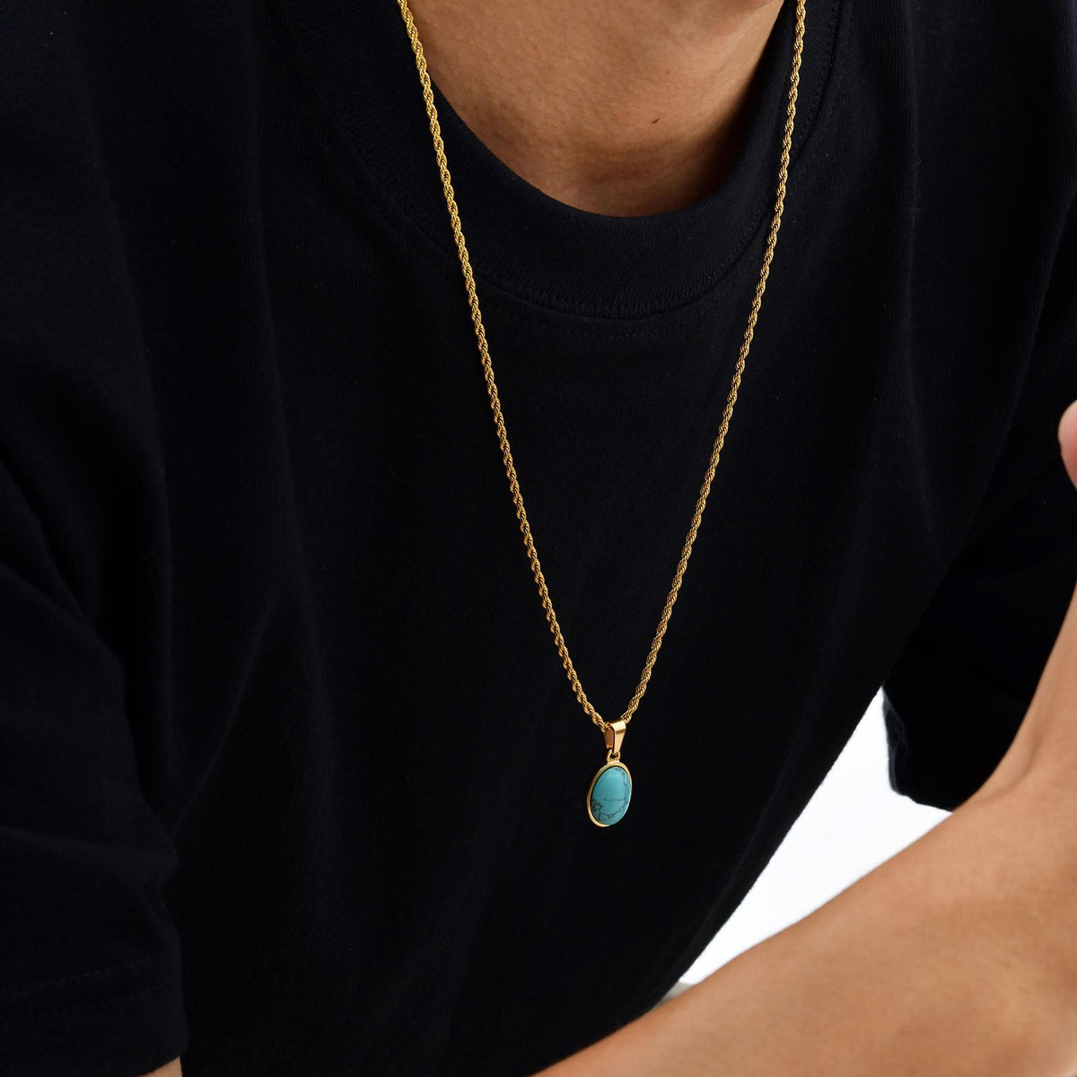 Vintage-Inspired Inlay Pendants — Chain Optional