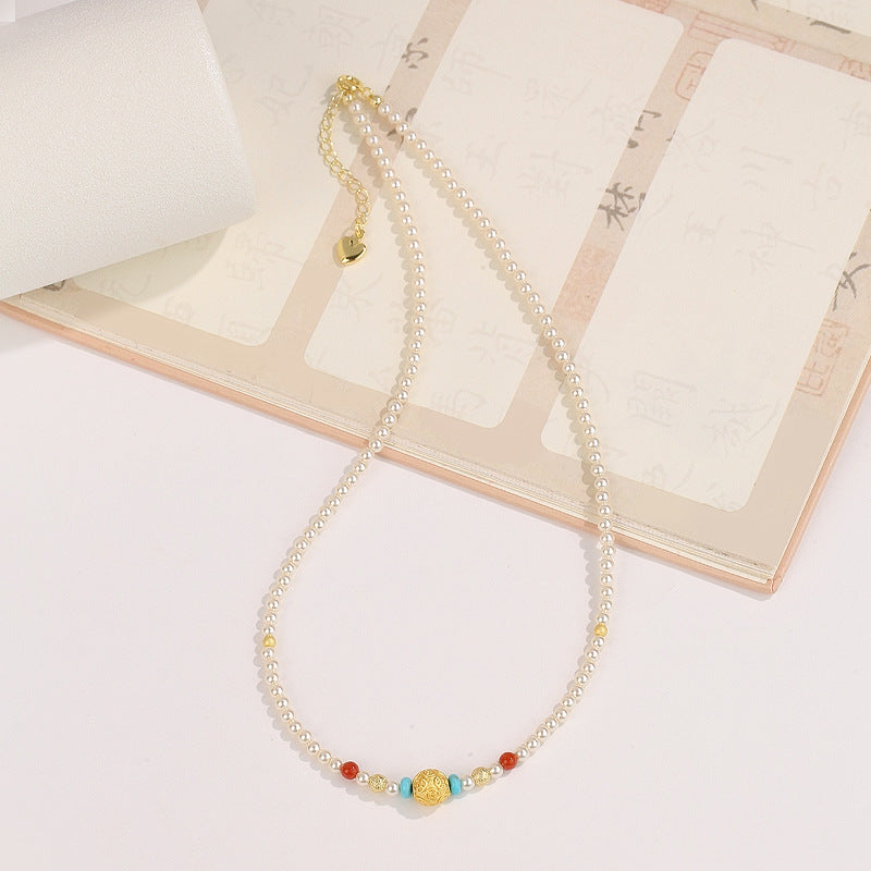 Pearl Fortune Pendant Necklace