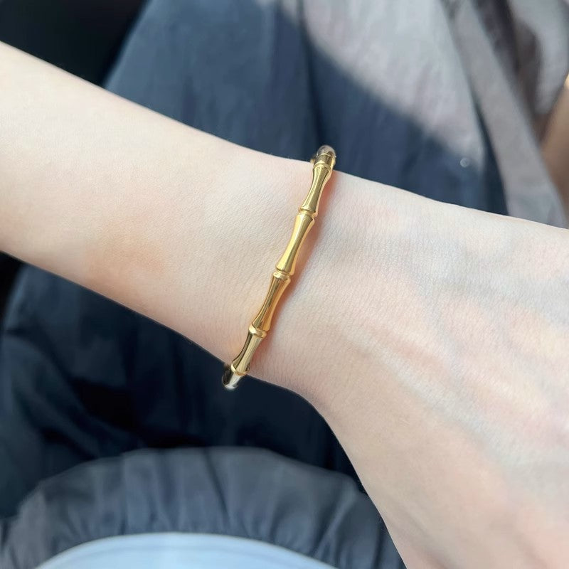 Planderful Jewelry Titanium Stainless Steel Bracelet For Women Minimalist Everyday Luxury