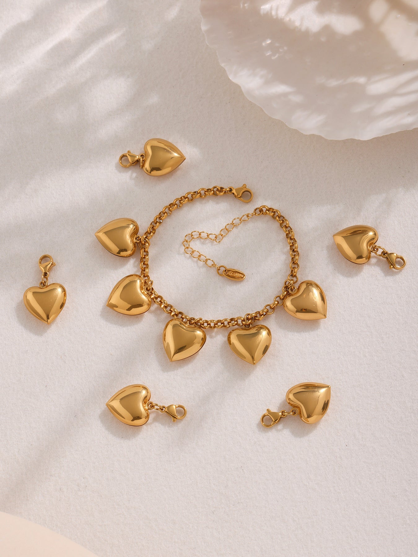 Planderful Genie 18K Gold Plated Women Love Bracelet