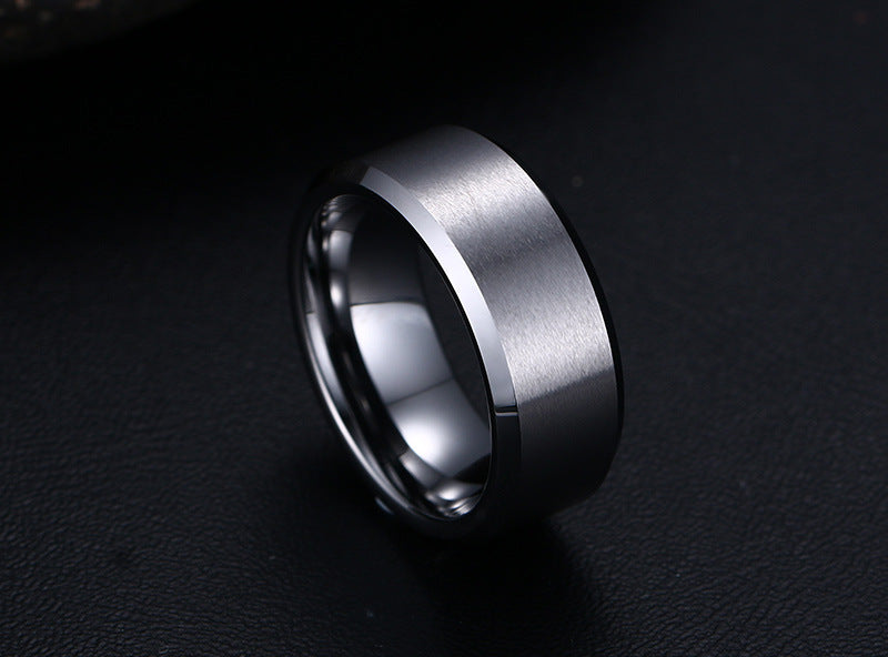 Trend Jewelry Wholesale Pure Tungsten Gold Men's Ring