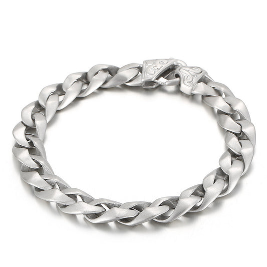 Simple Elegance: Titanium Steel Bracelet for Men