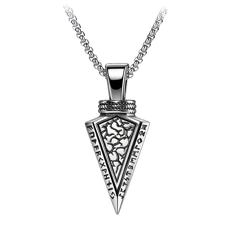 Viking Nordic Stainless Steel Men's Pendant Necklace